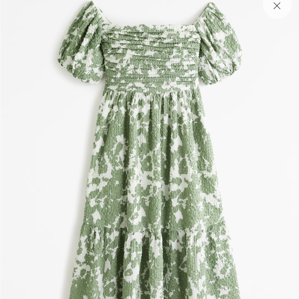 Abercrombie - Emerson Off-The-Shoulder Midi Dress